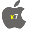 Aplicativo x7 para iOS